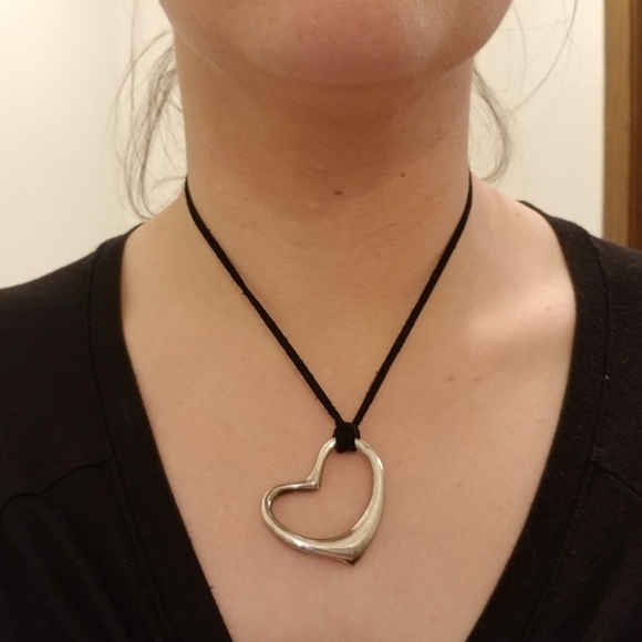 Sterling Silver Heart Necklace - Picture 8 of 8